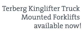 Terberg Kinglifter Truck Mounted Forklifts available now!